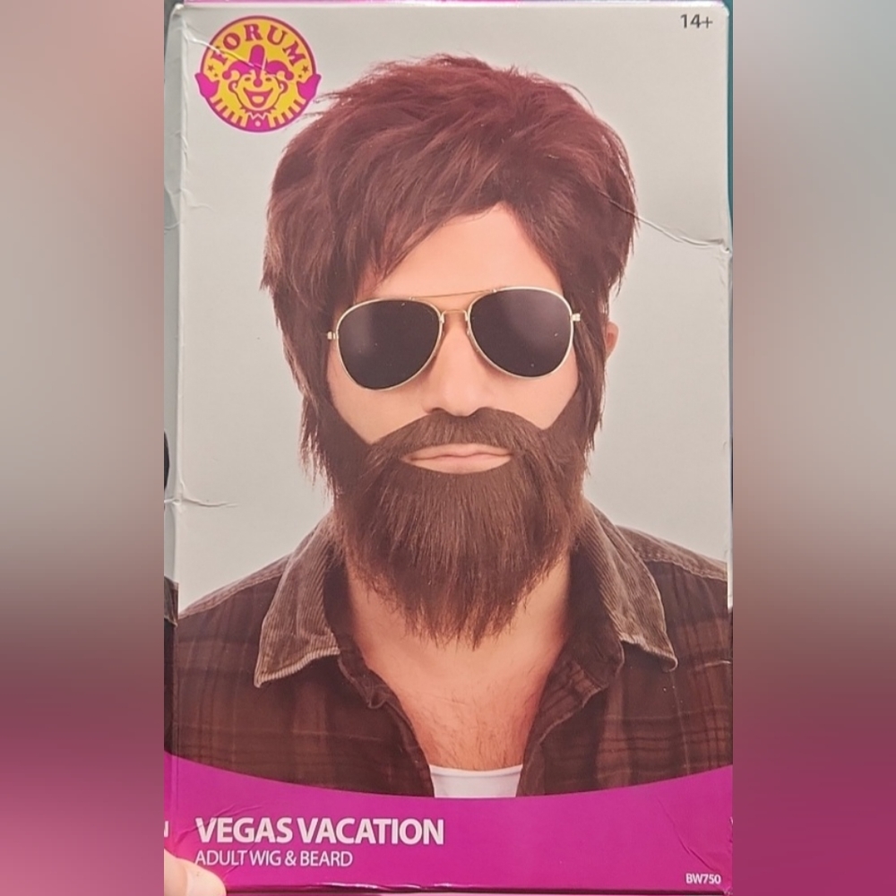 Forum Vegas Vacation Adult Wig & Beard Costume